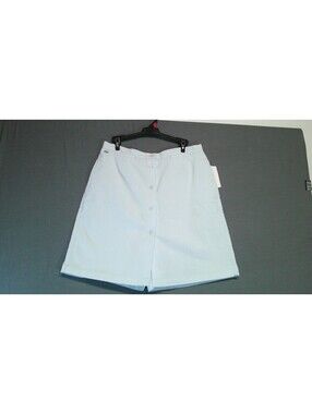 NWT Lizgolf light blue striped skort SIZE 12
